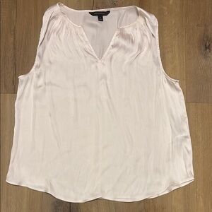 Women's Cream Sleeveless Top